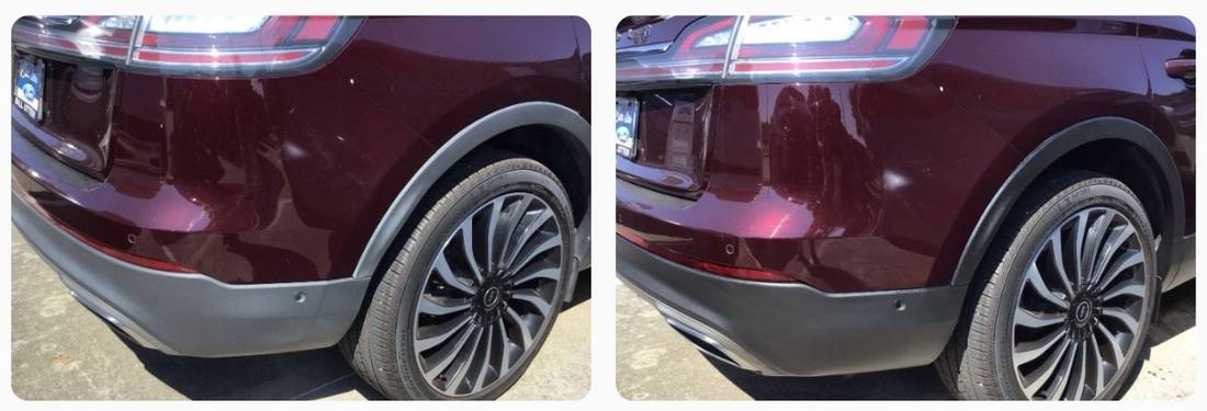 Full car plastic trim restoration